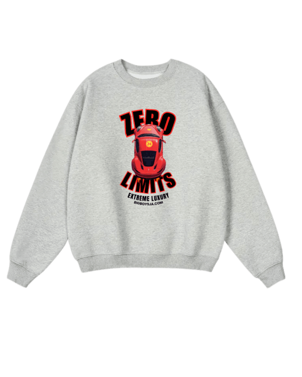 BigBoy Zero Limit Grey Sweatshirt - premium Sweatshirts in Nigeria - Bigboy9ja.com