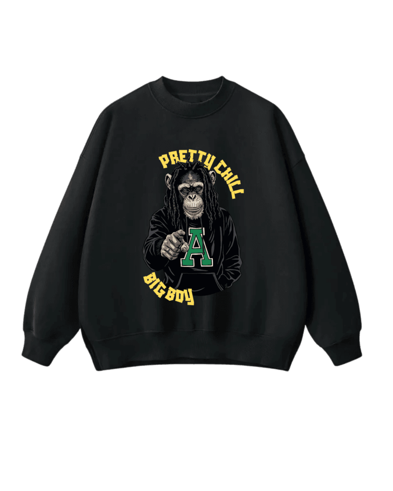 Bigboy chill zee black sweatshirt - bigboy9ja.com