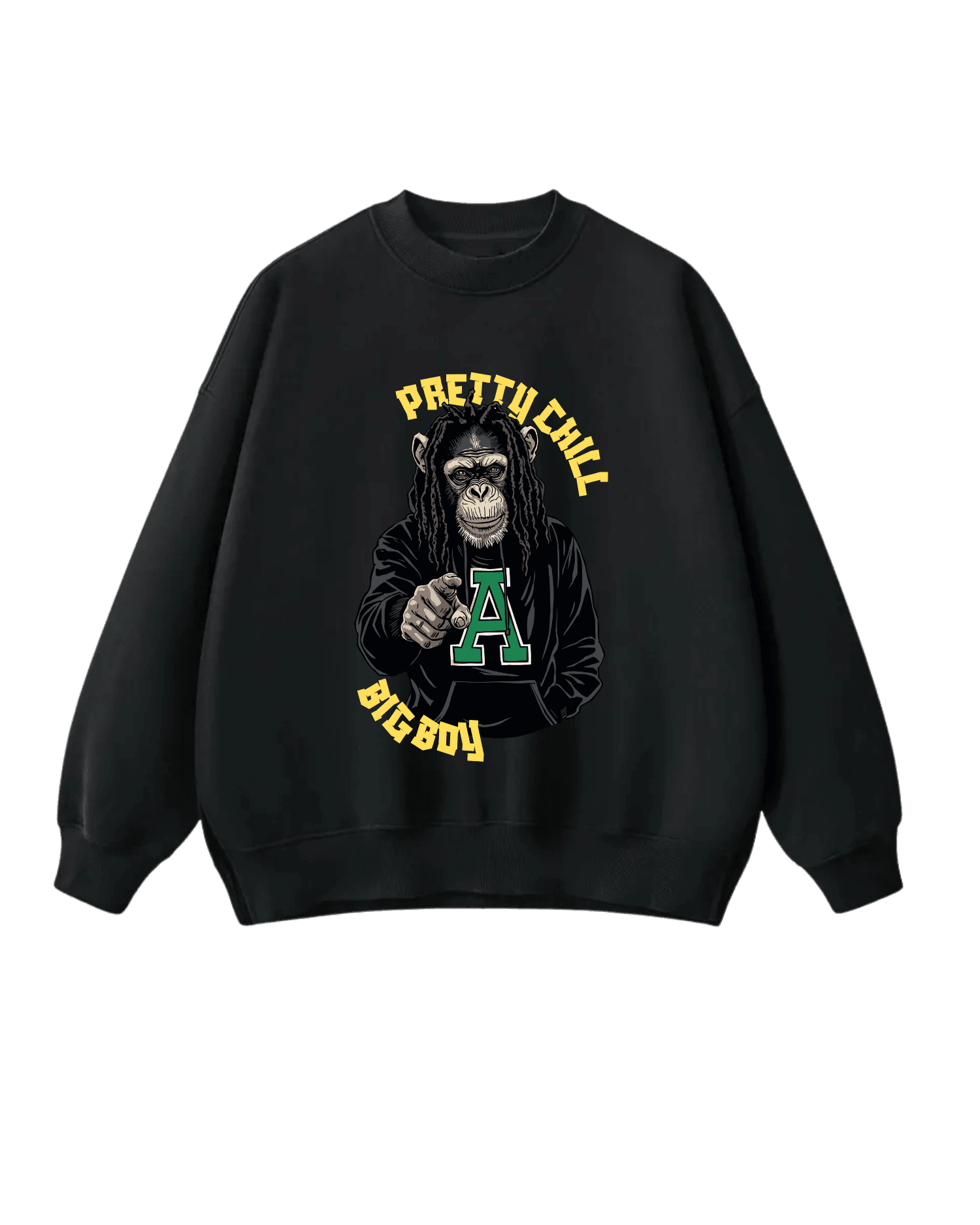 Bigboy chill zee black sweatshirt - bigboy9ja.com