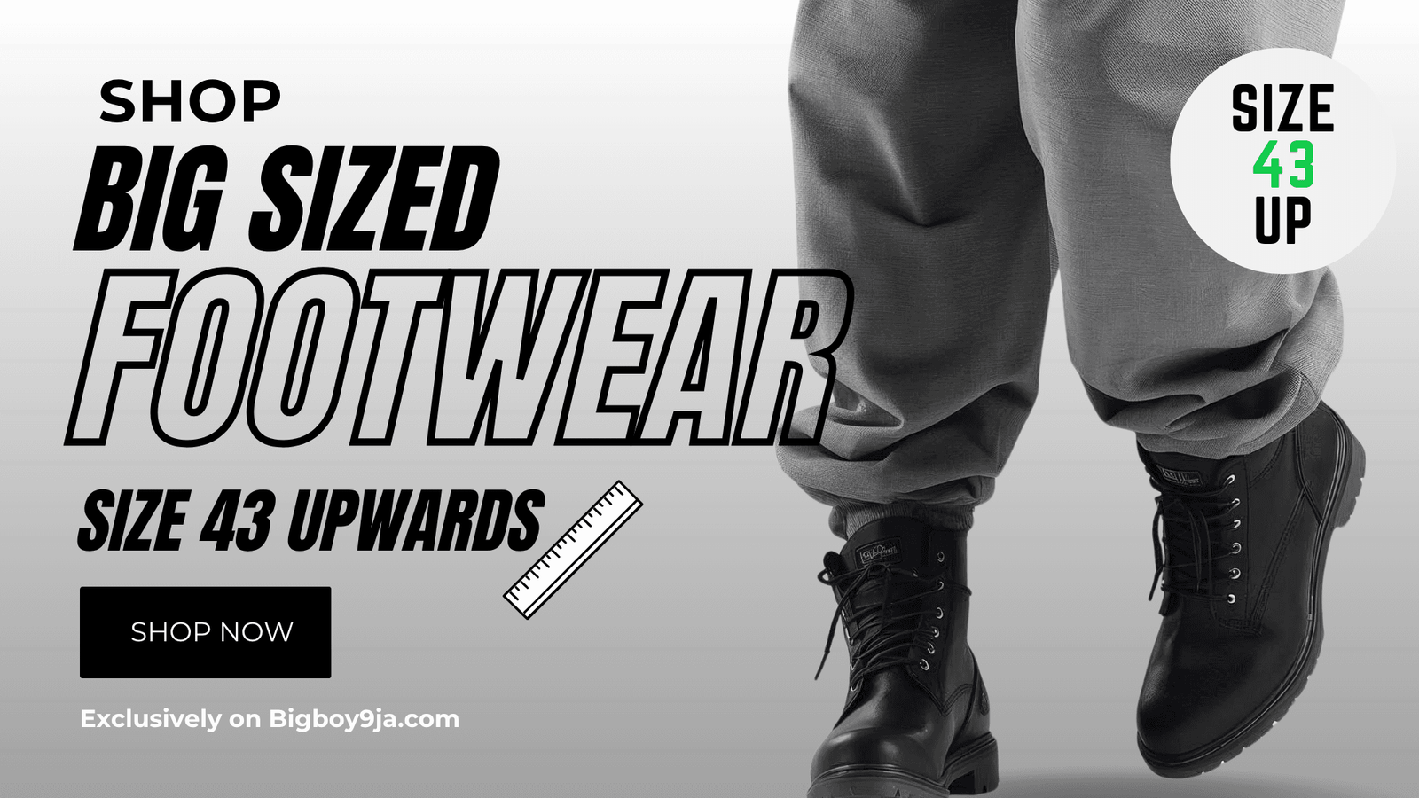 shop big size shoes in Nigeria - bigboy9ja.com