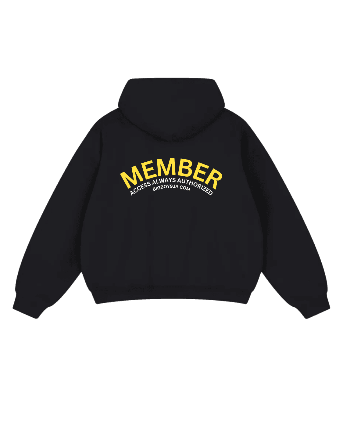 MEMBER Black Hoodie - Black Hoodies in Nigeria - biggboy9jacom