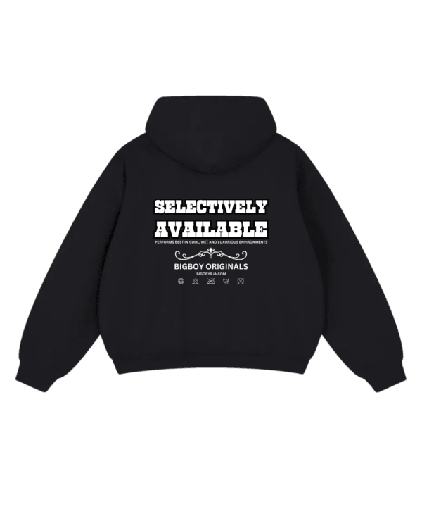 SELECTIVELY AVAILABLE Back Black Hoodie - Black Hoodies in Nigeria - biggboy9jacom