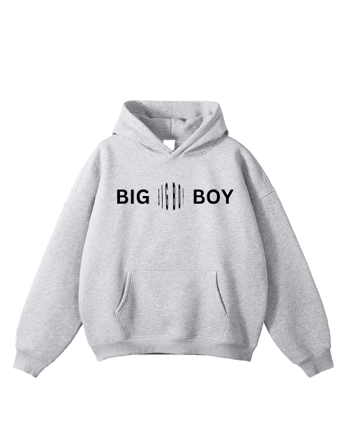 Bigboy Back Grey Hoodie - Grey Hoodies in Nigeria - biggboy9jacom