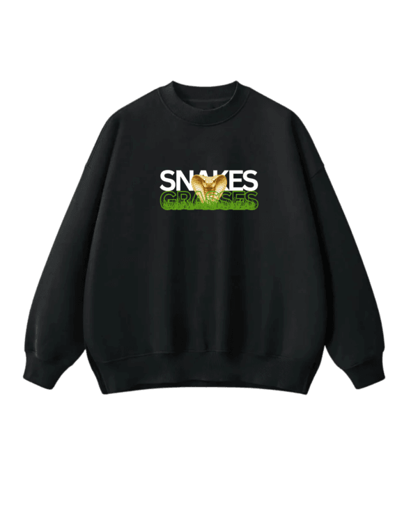 Snakes Black sweatshirt - biggboy9jacom
