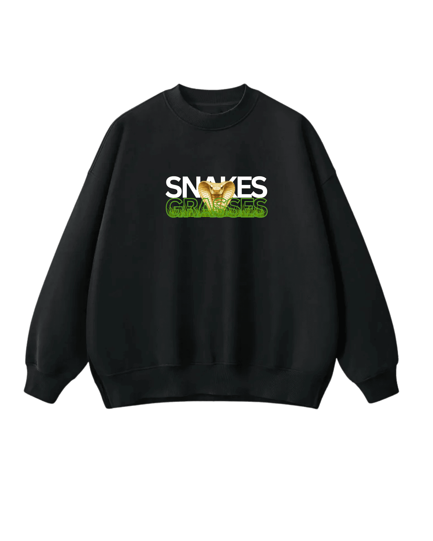 Snakes Black sweatshirt - biggboy9jacom