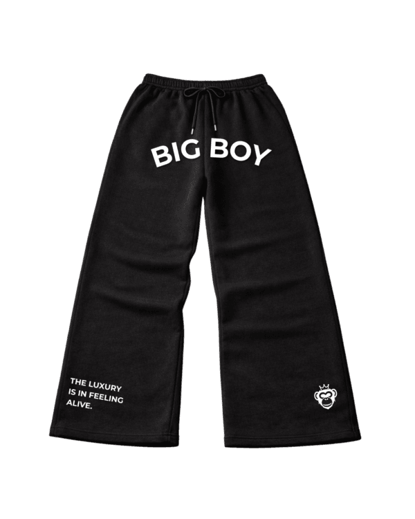 BIGBOY OG BLACK BAGGY SWEATPANTS – PREMIUM SWEATPANTS IN NIGERIA - bigboy9ja.com -