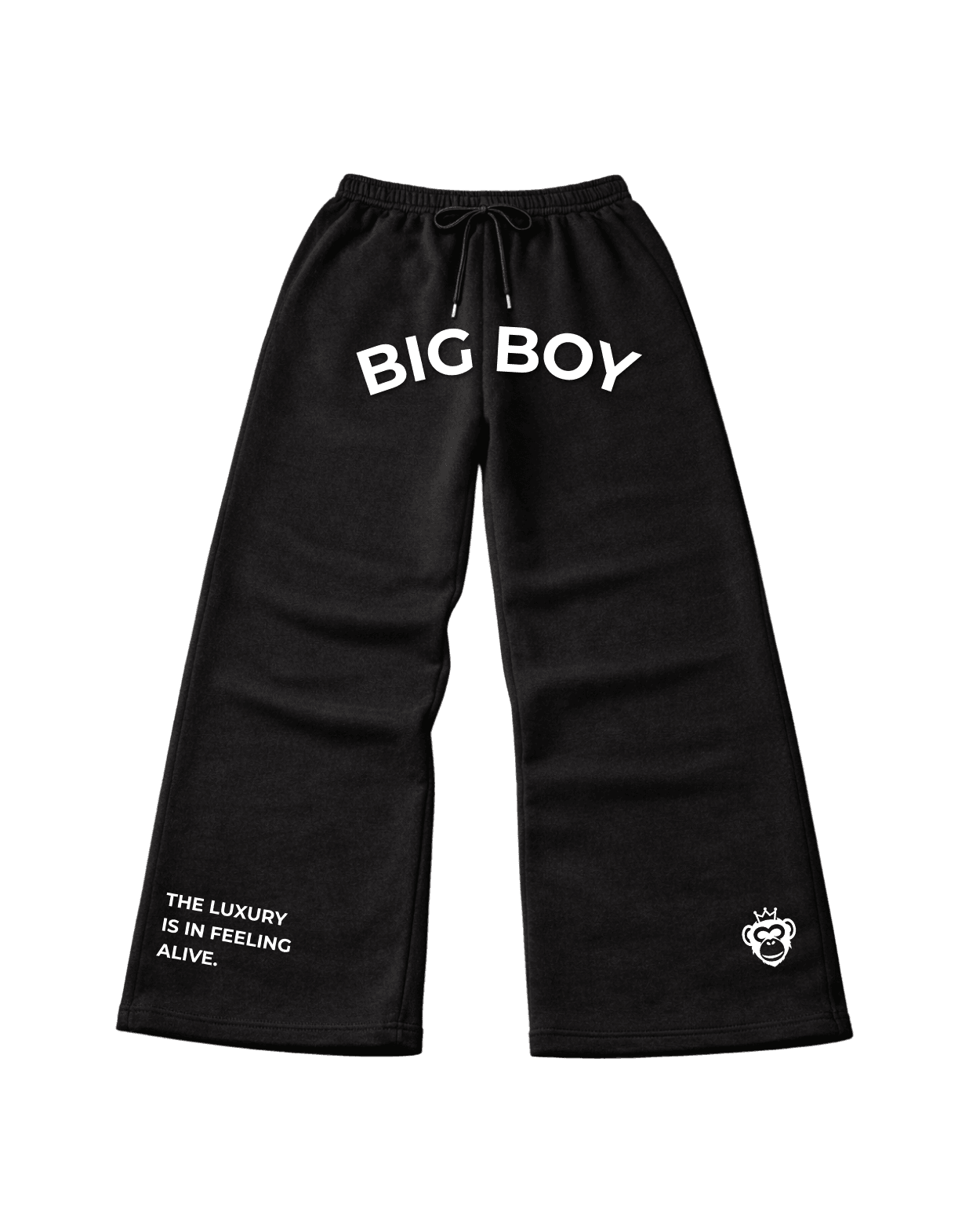BIGBOY OG BLACK BAGGY SWEATPANTS – PREMIUM SWEATPANTS IN NIGERIA - bigboy9ja.com -