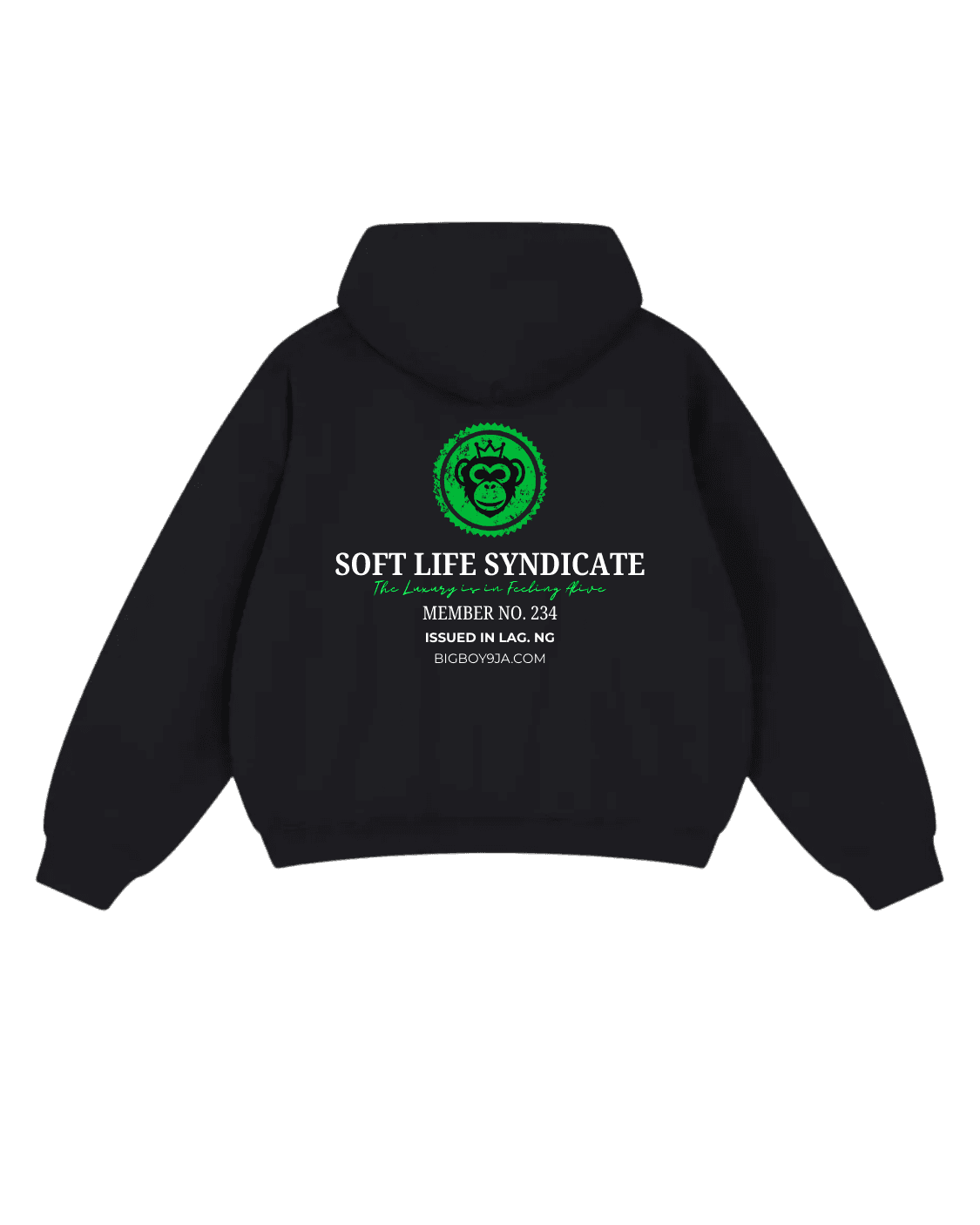 Bigboy Syndicate Black Hoodie - Black Hoodies in Nigeria - bigboy9ja.com
