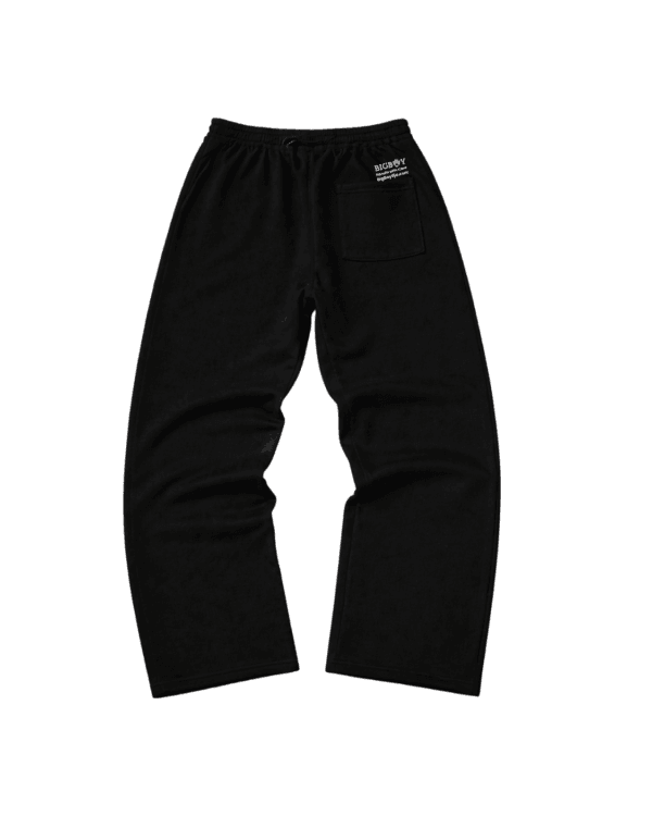 BIGBOY EFIN BIG BLACK BAGGY SWEATPANTS BACK – PREMIUM SWEATPANTS IN NIGERIA - bigboy9ja.com -