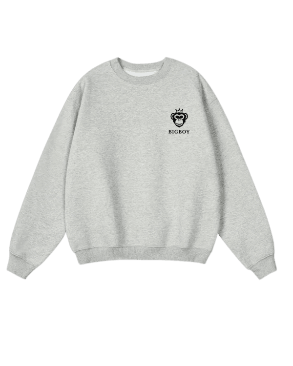 BigBoy Classic Grey Sweatshirt - premium Sweatshirts in Nigeria - Bigboy9ja.com