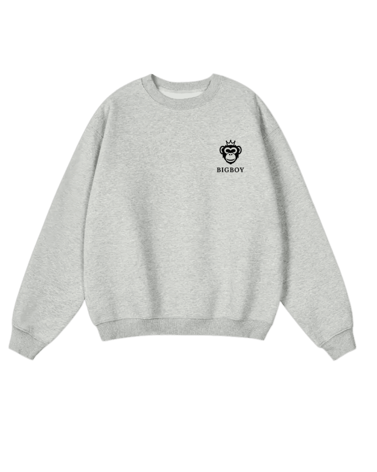 BigBoy Classic Grey Sweatshirt - premium Sweatshirts in Nigeria - Bigboy9ja.com