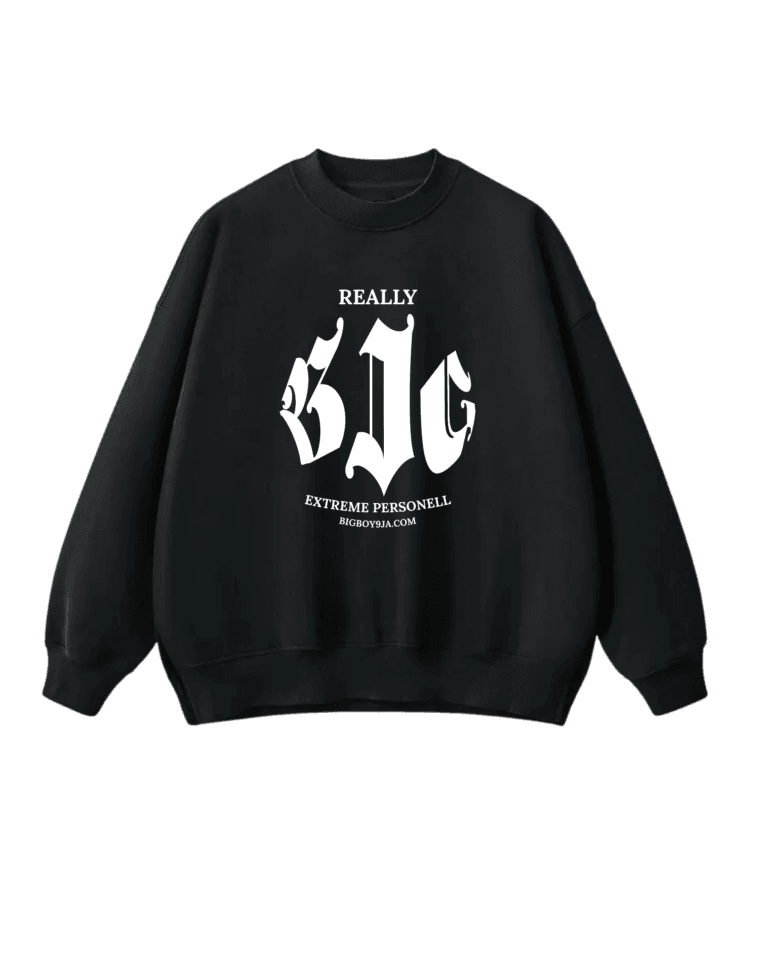 Bigboy Really Big Black Sweatshirt - Black Sweatshirt in Nigeria - bigboy9ja.com
