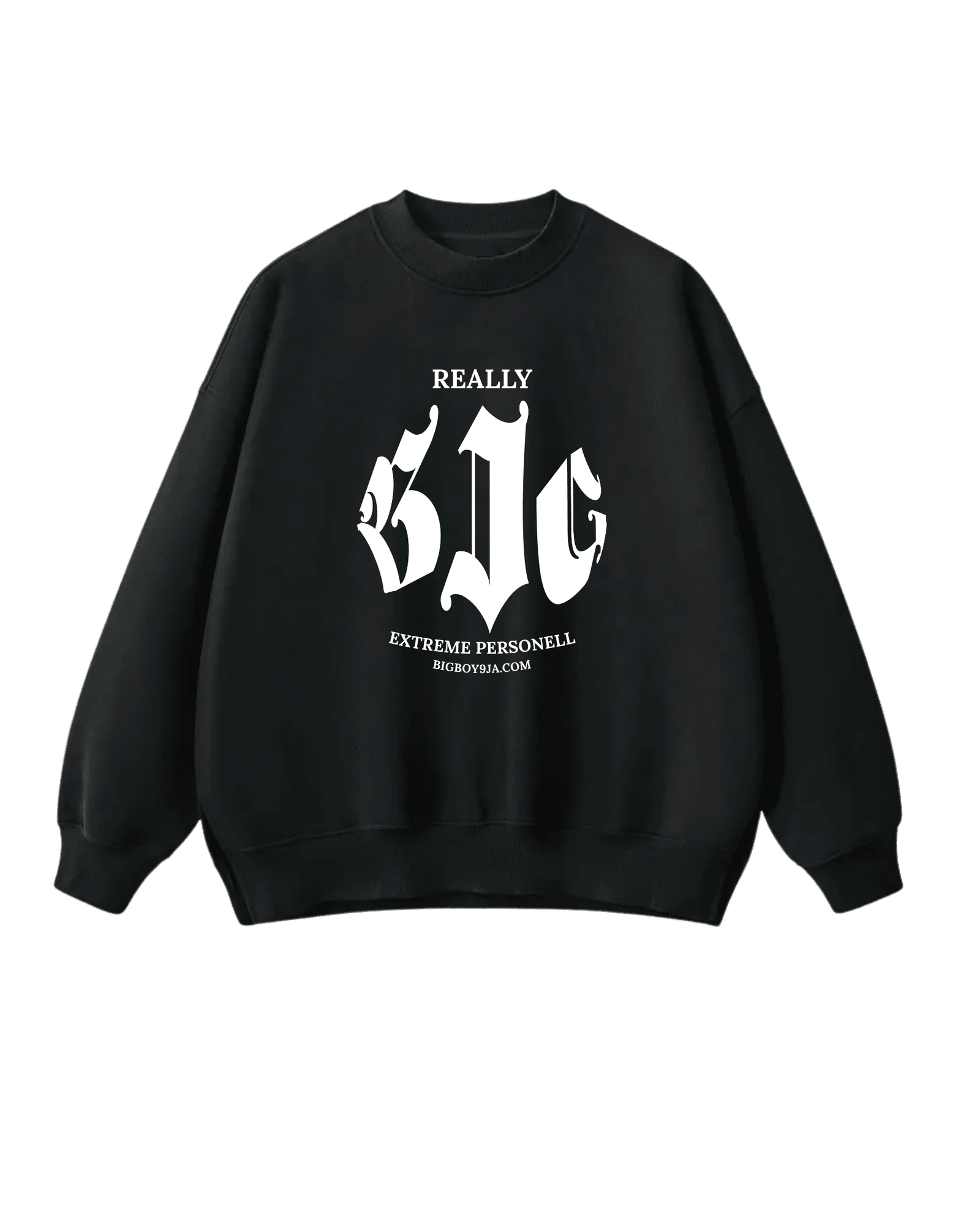 Bigboy Really Big Black Sweatshirt - Black Sweatshirt in Nigeria - bigboy9ja.com