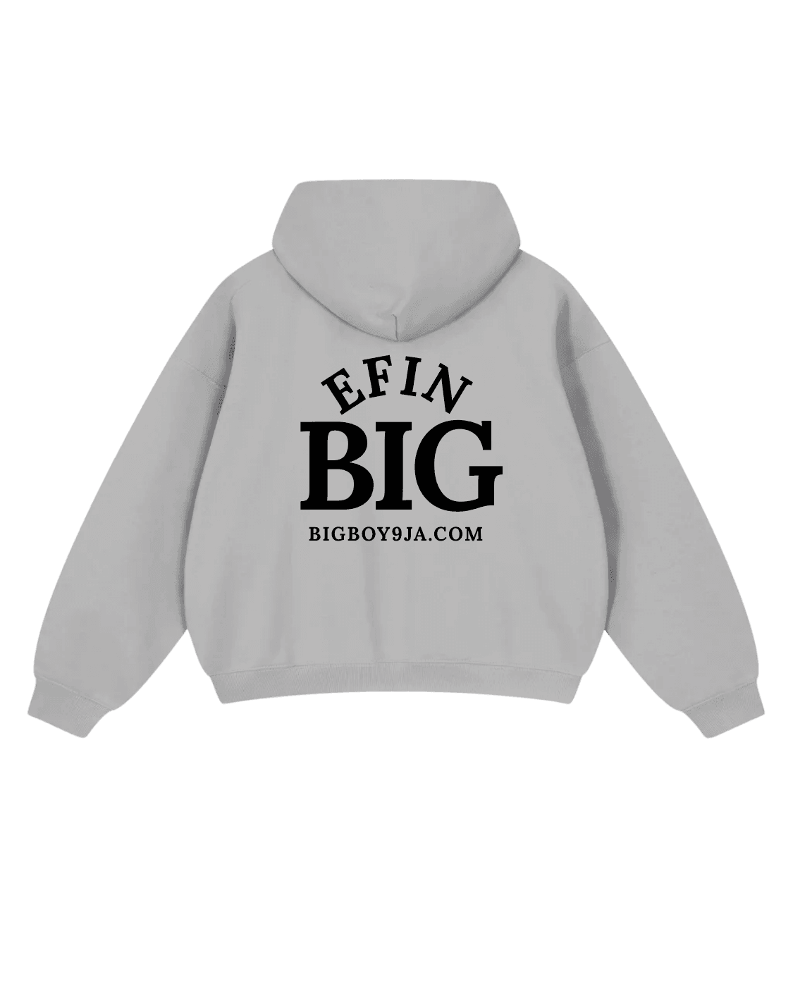 Bigboy Efin Big Hoodie - Grey Hoodies in Nigeria - biggboy9ja.com
